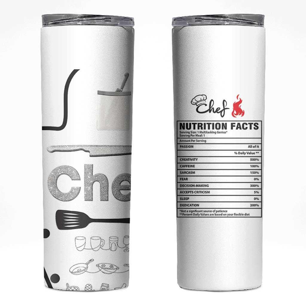 Chef Gifts Skinny Tumbler Gifts For Cooking Lovers Bakers Culinary Students
