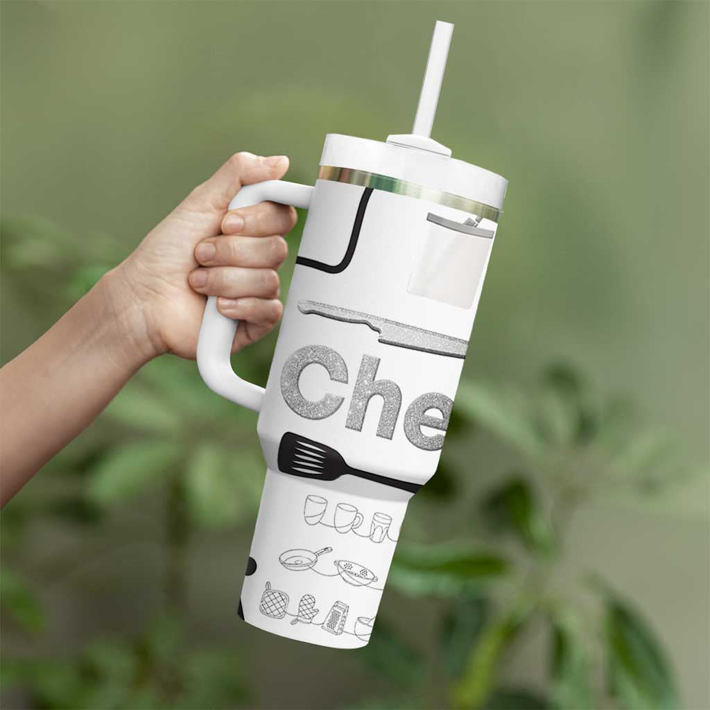 Chef Gifts Tumbler With Handle Gifts For Cooking Lovers Bakers Culinary Students