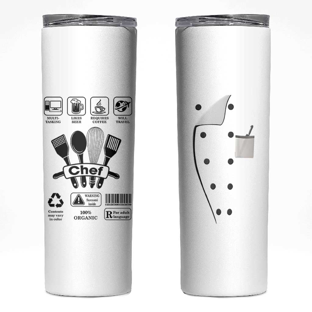 Chef Gifts Skinny Tumbler Gifts For Cooking Lovers Culinary Students