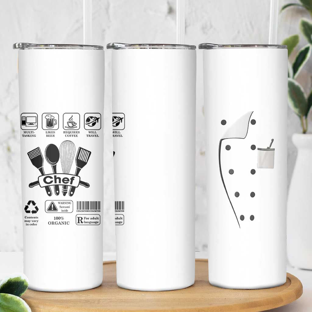 Chef Gifts Skinny Tumbler Gifts For Cooking Lovers Culinary Students