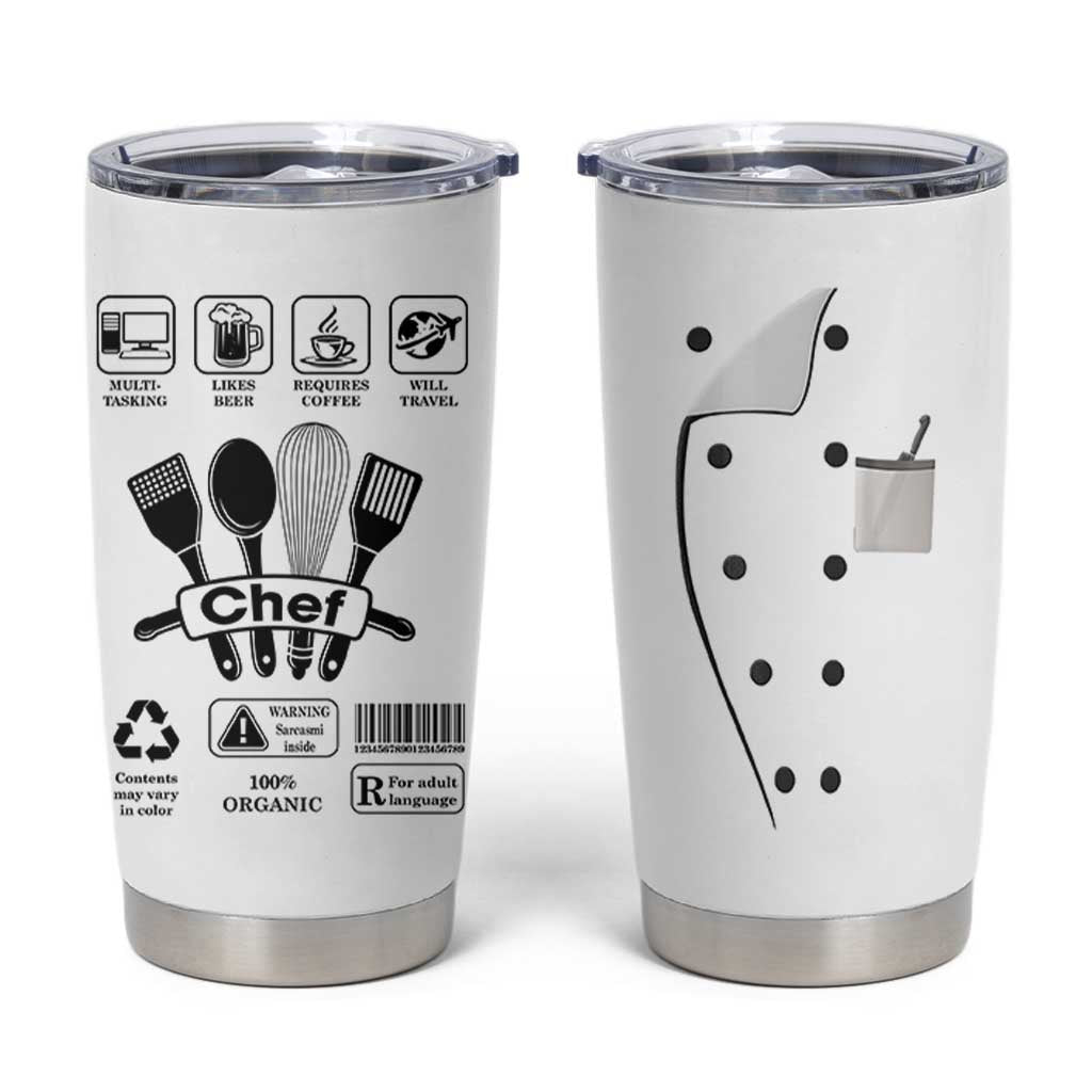 Chef Gifts Tumbler Cup Gifts For Cooking Lovers Culinary Students