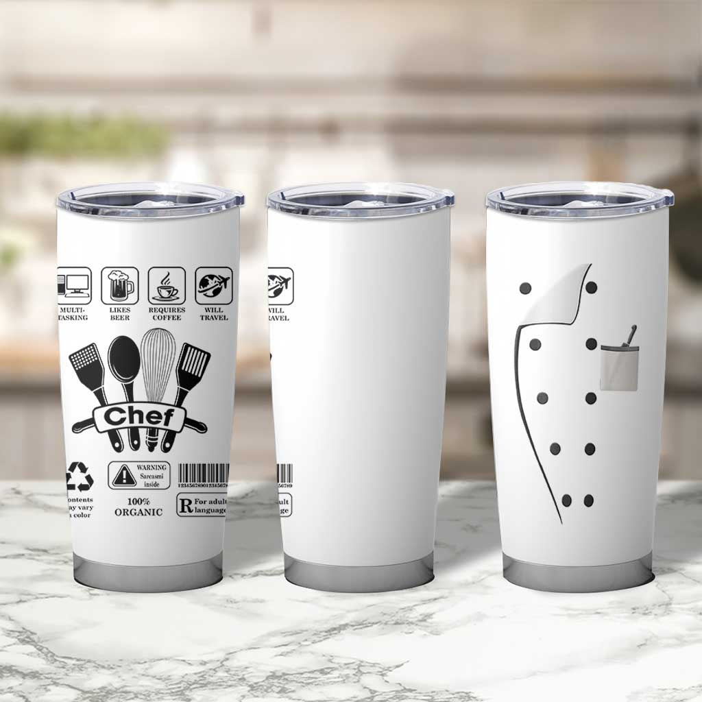 Chef Gifts Tumbler Cup Gifts For Cooking Lovers Culinary Students