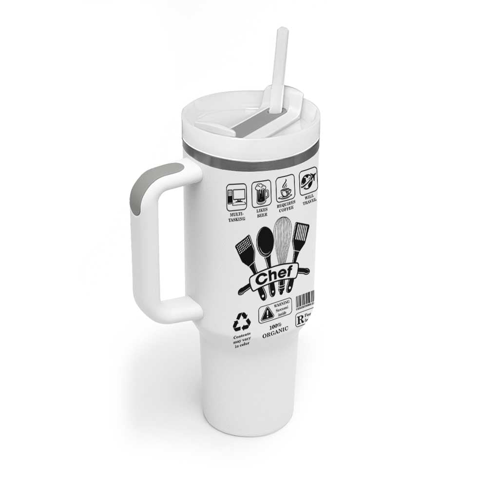Chef Gifts Tumbler With Handle Gifts For Cooking Lovers Culinary Students