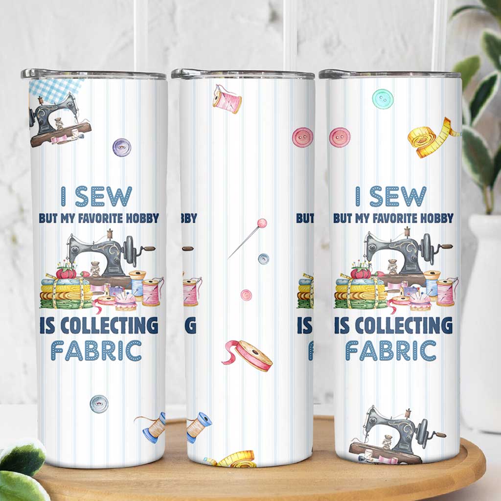 Sewing Gifts For Women Skinny Tumbler Sewists Sewers Inspiration Gift