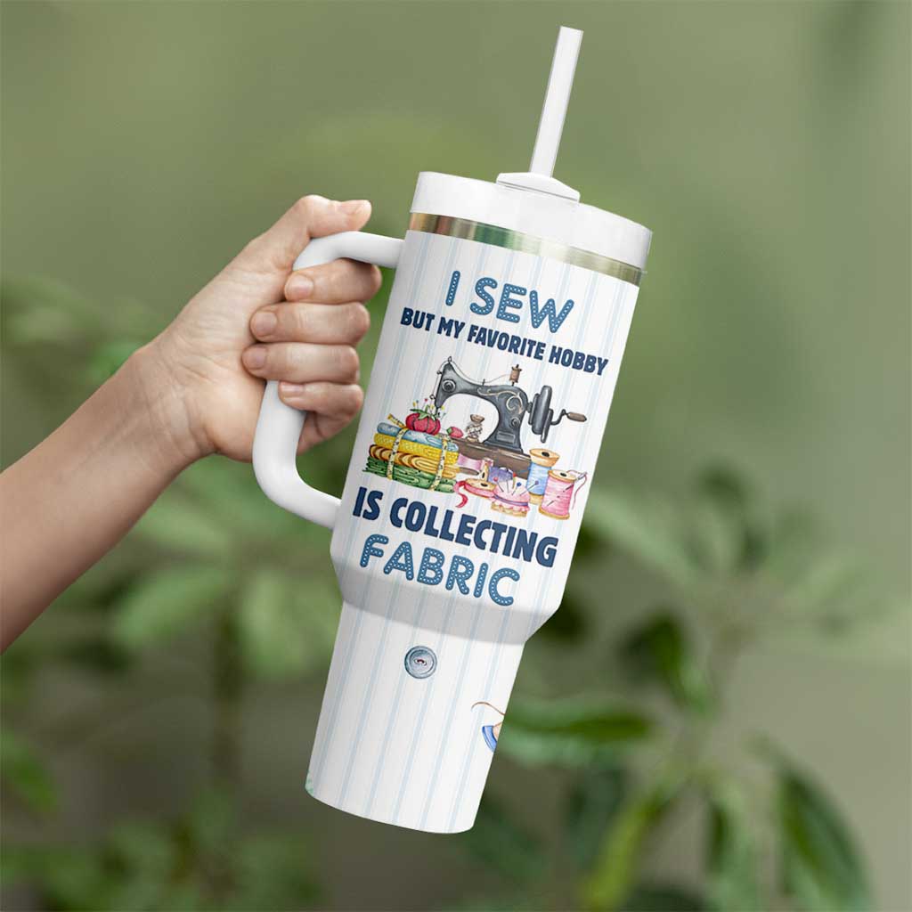 Sewing Gifts For Women Tumbler With Handle Sewists Sewers Inspiration Gift