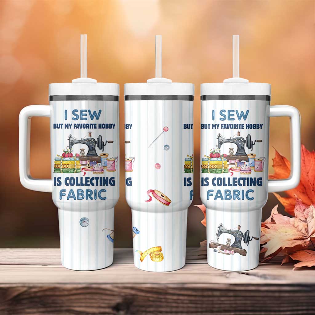 Sewing Gifts For Women Tumbler With Handle Sewists Sewers Inspiration Gift