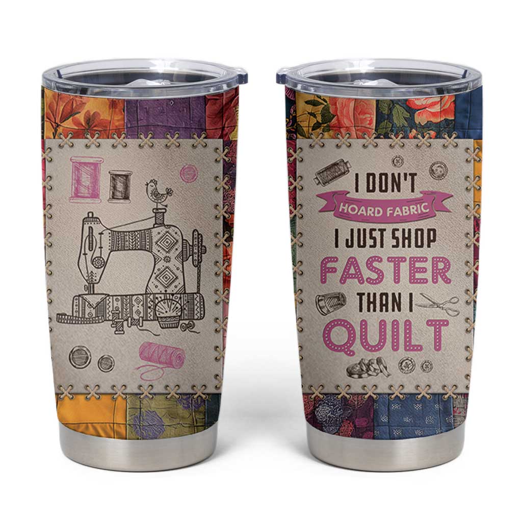 Sewing Gifts For Women Tumbler Cup Quilt Quilting Lovers Tailors Crafters Inspiration Gift