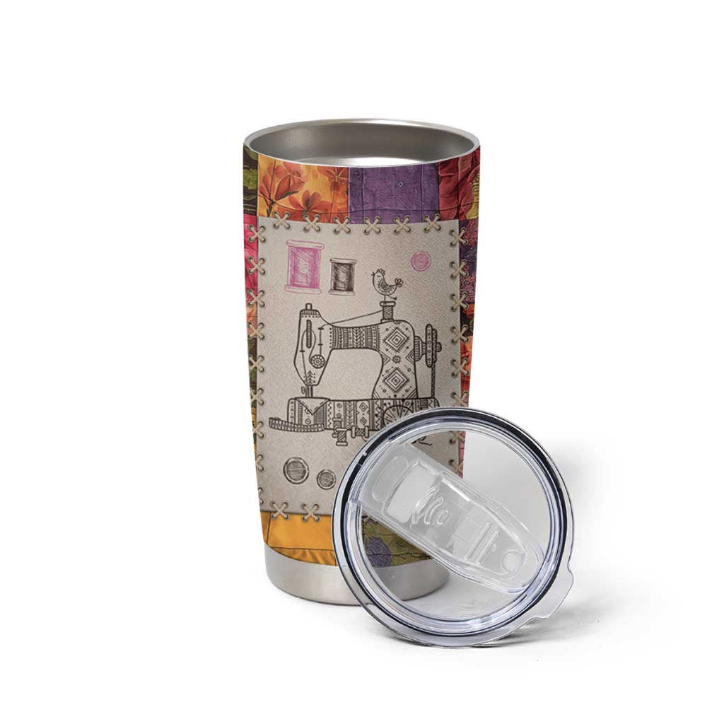 Sewing Gifts For Women Tumbler Cup Quilt Quilting Lovers Tailors Crafters Inspiration Gift