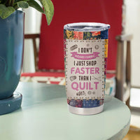Sewing Gifts For Women Tumbler Cup Quilt Quilting Lovers Tailors Crafters Inspiration Gift