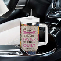 Sewing Gifts For Women Tumbler With Handle Quilt Quilting Lovers Tailors Crafters Inspiration Gift