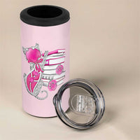 Cat Book Lovers Gifts 4 in 1 Can Cooler Tumbler Cute Bookish Present Book Club Gifts