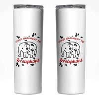 White Elephant Gift Skinny Tumbler Your Argument Is Irrelephant Lawyer Gifts
