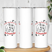 White Elephant Gift Skinny Tumbler Your Argument Is Irrelephant Lawyer Gifts