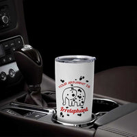 White Elephant Gift Tumbler Cup Your Argument Is Irrelephant Lawyer Gifts