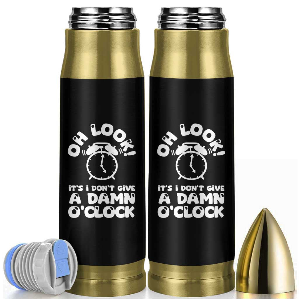 Funny Retirement Gifts Bullet Tumbler Oh Look Its I Dont Give a Damn O Clock Retired Coworker Gag Gifts