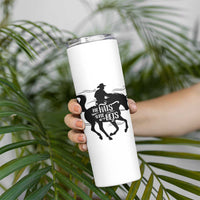 Funny Horse Racing Skinny Tumbler Big Hats Big Bets Derby Party