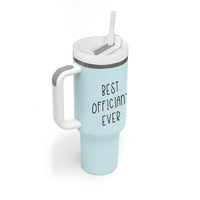 Wedding Host Tumbler With Handle Best Officiant Ever Present To That Special Person Performing The Marriage - Wonder Print Shop
