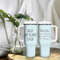 Wedding Host Tumbler With Handle Best Officiant Ever Present To That Special Person Performing The Marriage - Wonder Print Shop