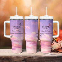 Funny Quitter Job Tumbler With Handle Opps I Mean Happy Retirement - Wonder Print Shop