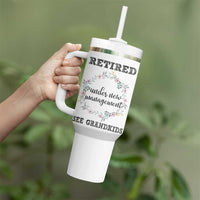 Funny Retirement Gifts for Women Tumbler With Handle Retired Under New Management See Grandkids - Wonder Print Shop