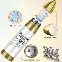 Proud Dad Bullet Tumbler Awesome Like My Daughter Funny Fathers Day Gifts