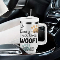 Funny Dog Tumbler With Handle Every Snack You Make I'll Be Watching You Puppy Lovers Gifts - Wonder Print Shop