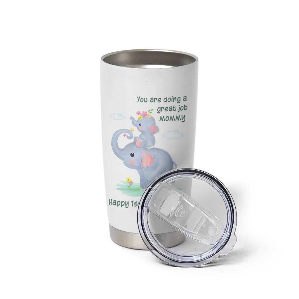 New Mom Tumbler Cup Happy 1st Mother's Day Gifts for First Time Mothers - Wonder Print Shop