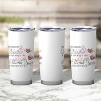 Best Teacher Appreciation Gifts Tumbler Cup Thank You For Helping Me Grow