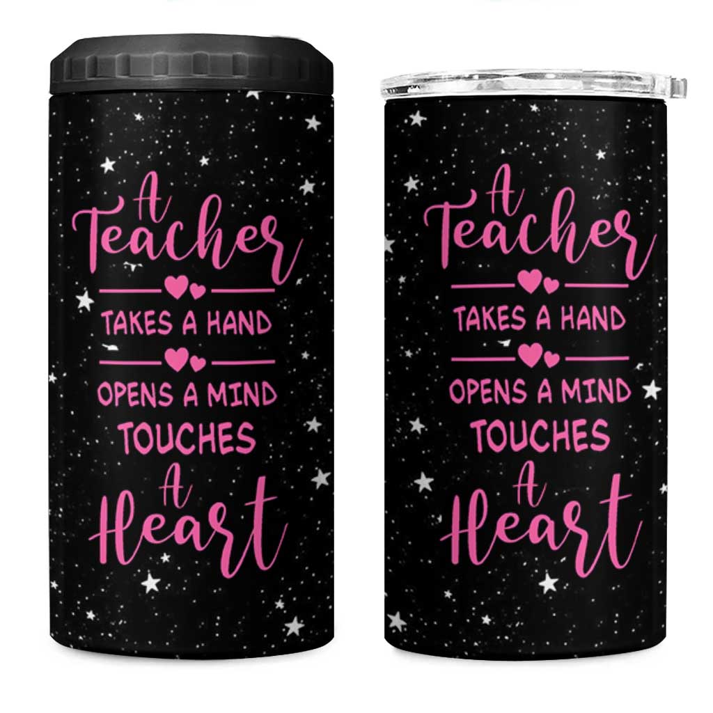Teacher 4 in 1 Can Cooler Tumbler Funny Valentines Graduation Retirement Appreciation Gifts From Students