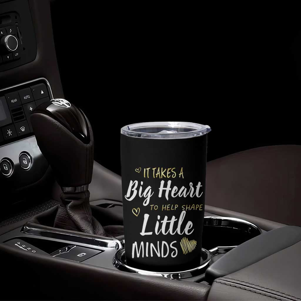 Teacher Tumbler Cup It Takes a Big Heart Teachers Day Graduation Gifts