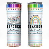 Best Teacher Appreciation Gifts Skinny Tumbler Helping Little Minds Grow Forever