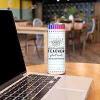 Best Teacher Appreciation Gifts Skinny Tumbler Helping Little Minds Grow Forever