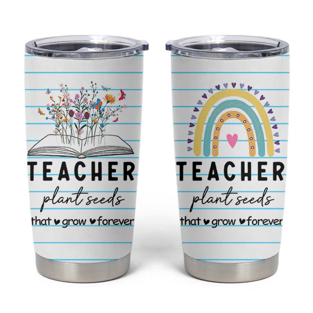 Best Teacher Appreciation Gifts Tumbler Cup Helping Little Minds Grow Forever