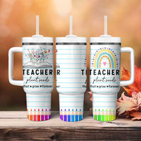 Best Teacher Appreciation Gifts Tumbler With Handle Helping Little Minds Grow Forever