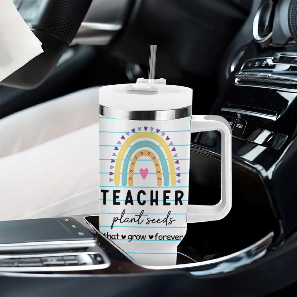 Best Teacher Appreciation Gifts Tumbler With Handle Helping Little Minds Grow Forever