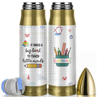 Teacher Bullet Tumbler It Takes a Big Heart Cute Teachers Day Graduation Gifts