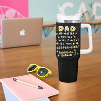 Funny Girl Dad Tumbler With Handle I Will Always Be Your Financial Burden Dad Gifts From Daughter