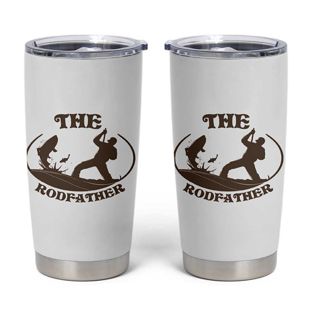 The Rod Father Tumbler Cup Rodfather Funny Dad Fishing Gifts Fathers Day