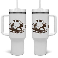 The Rod Father Tumbler With Handle Rodfather Funny Dad Fishing Gifts Fathers Day