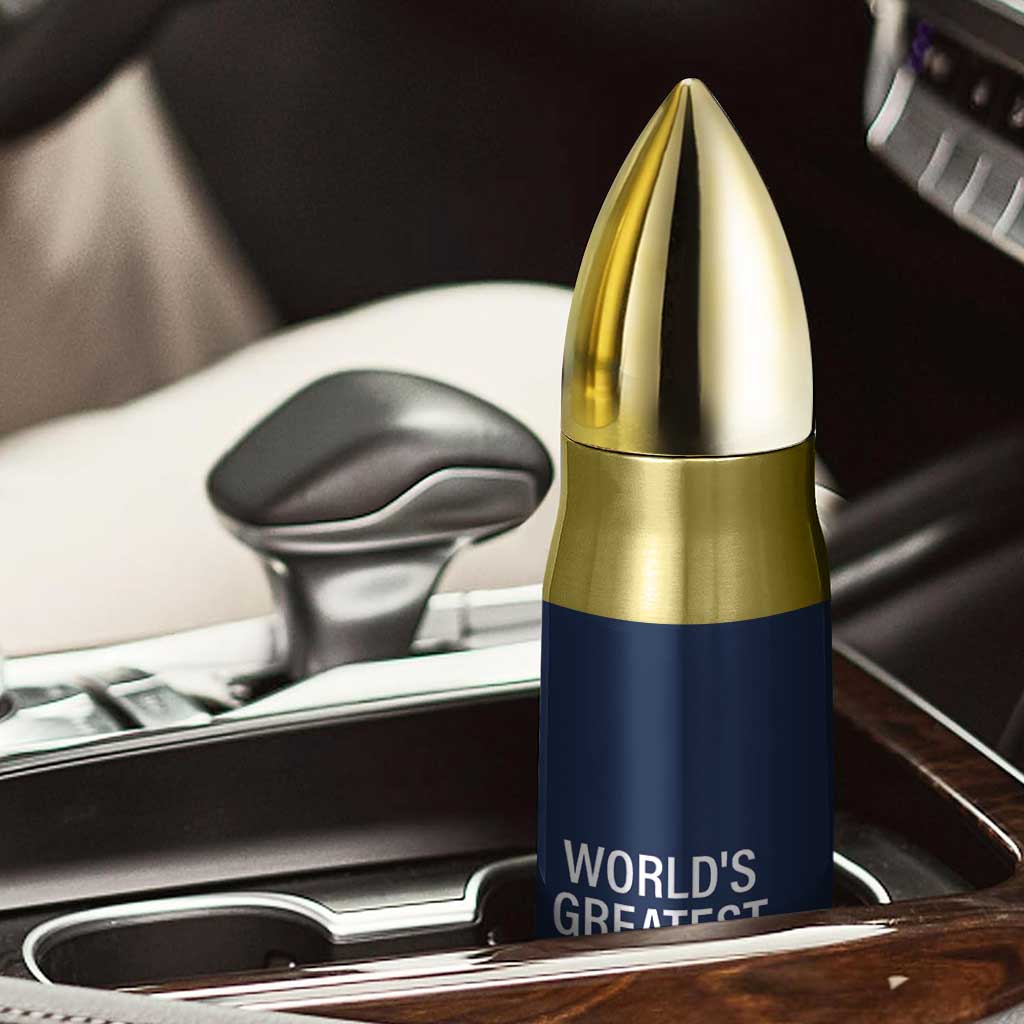 Funny Father's Day Gift For Dad Bullet Tumbler World's Best Farter I Mean Father