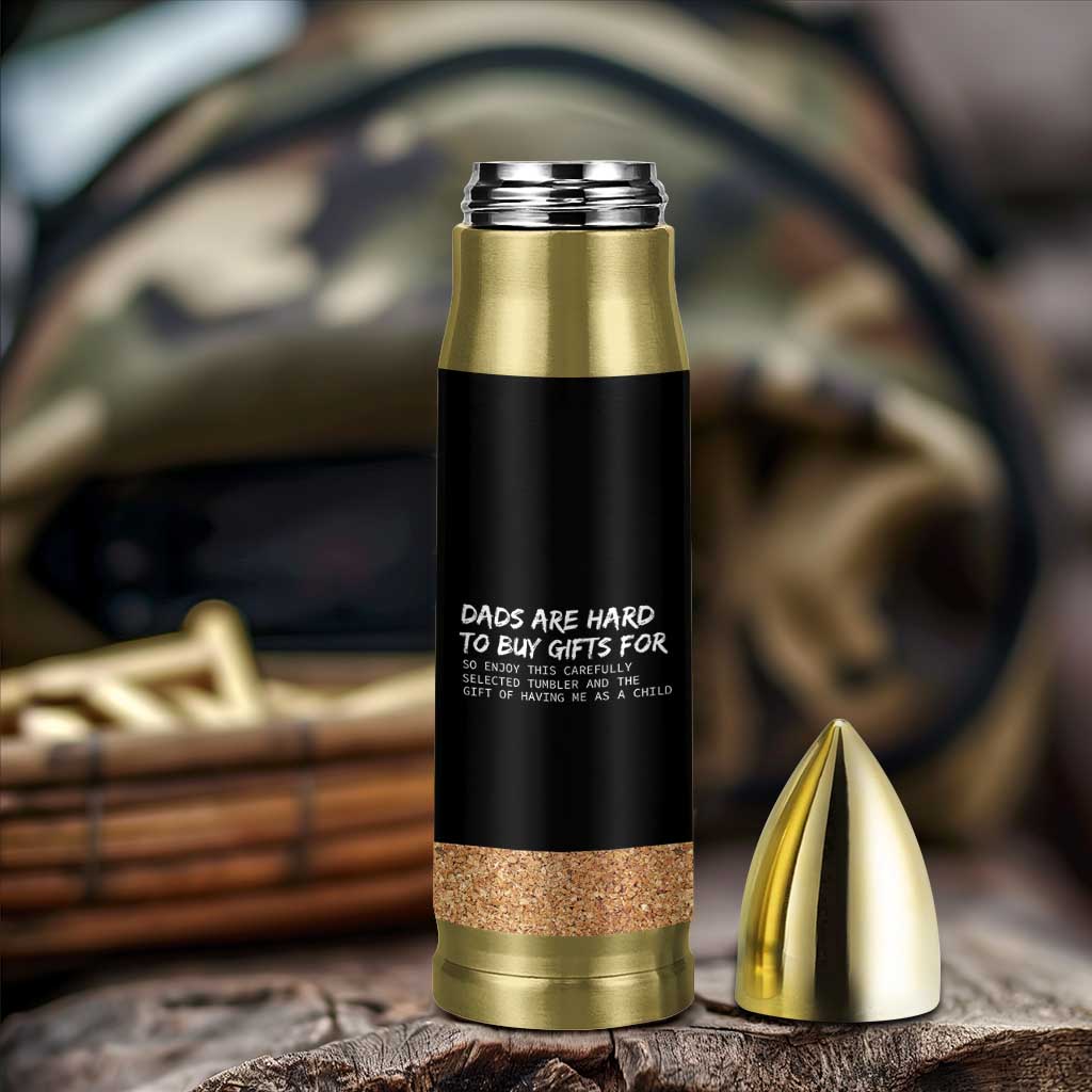 Funny Father's Day Gift For Dad Bullet Tumbler Christmas Birthday Gifts From Daughter Son