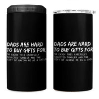Funny Father's Day Gift For Dad 4 in 1 Can Cooler Tumbler Christmas Birthday Gifts From Daughter Son