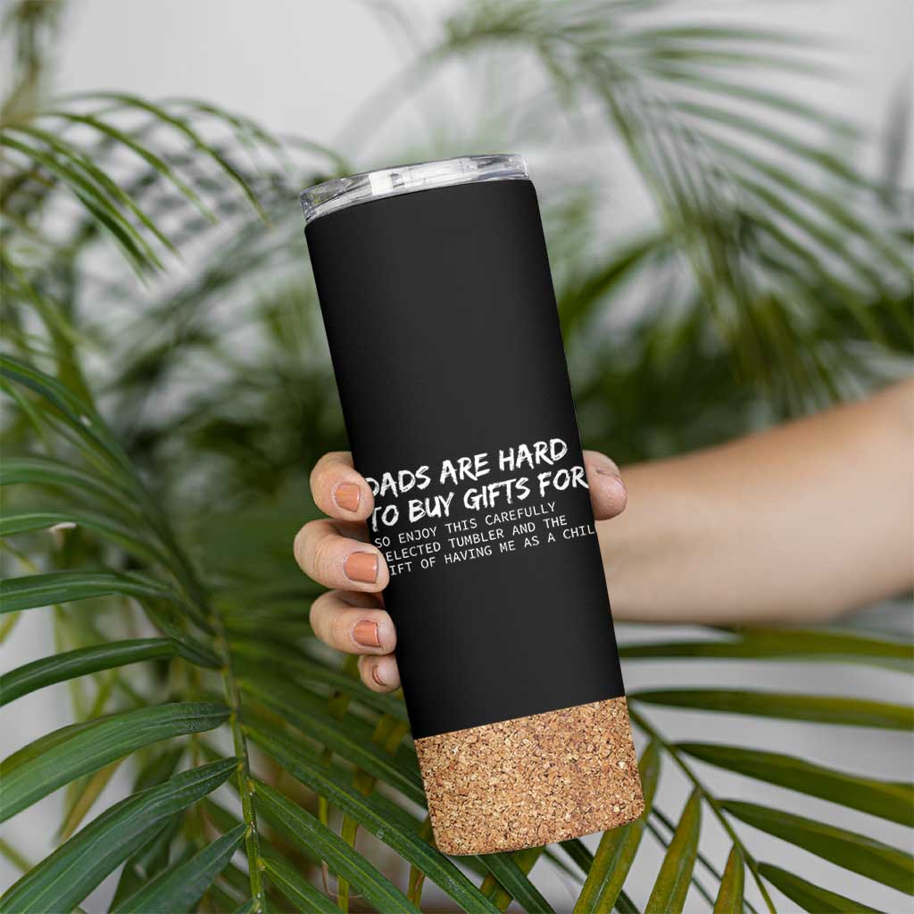 Funny Father's Day Gift For Dad Skinny Tumbler Christmas Birthday Gifts From Daughter Son