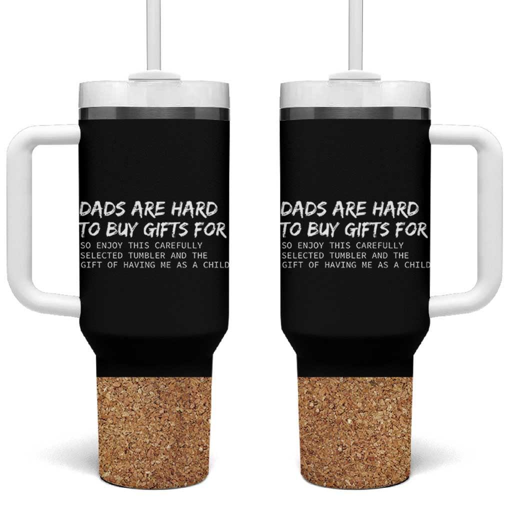 Funny Father's Day Gift For Dad Tumbler With Handle Christmas Birthday Gifts From Daughter Son