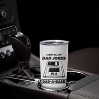 Funny Dad Joke Tumbler Cup Dad-a-Base Father's Day Gift For Dad