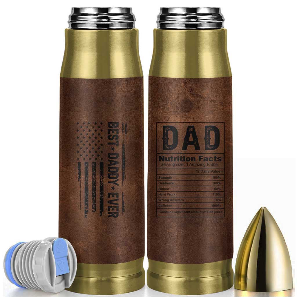 Funny Father's Day Gift For Daddy Bullet Tumbler Christmas Birthday Gifts For Dad From Daughter Son
