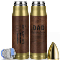 Funny Father's Day Gift For Daddy Bullet Tumbler Christmas Birthday Gifts For Dad From Daughter Son