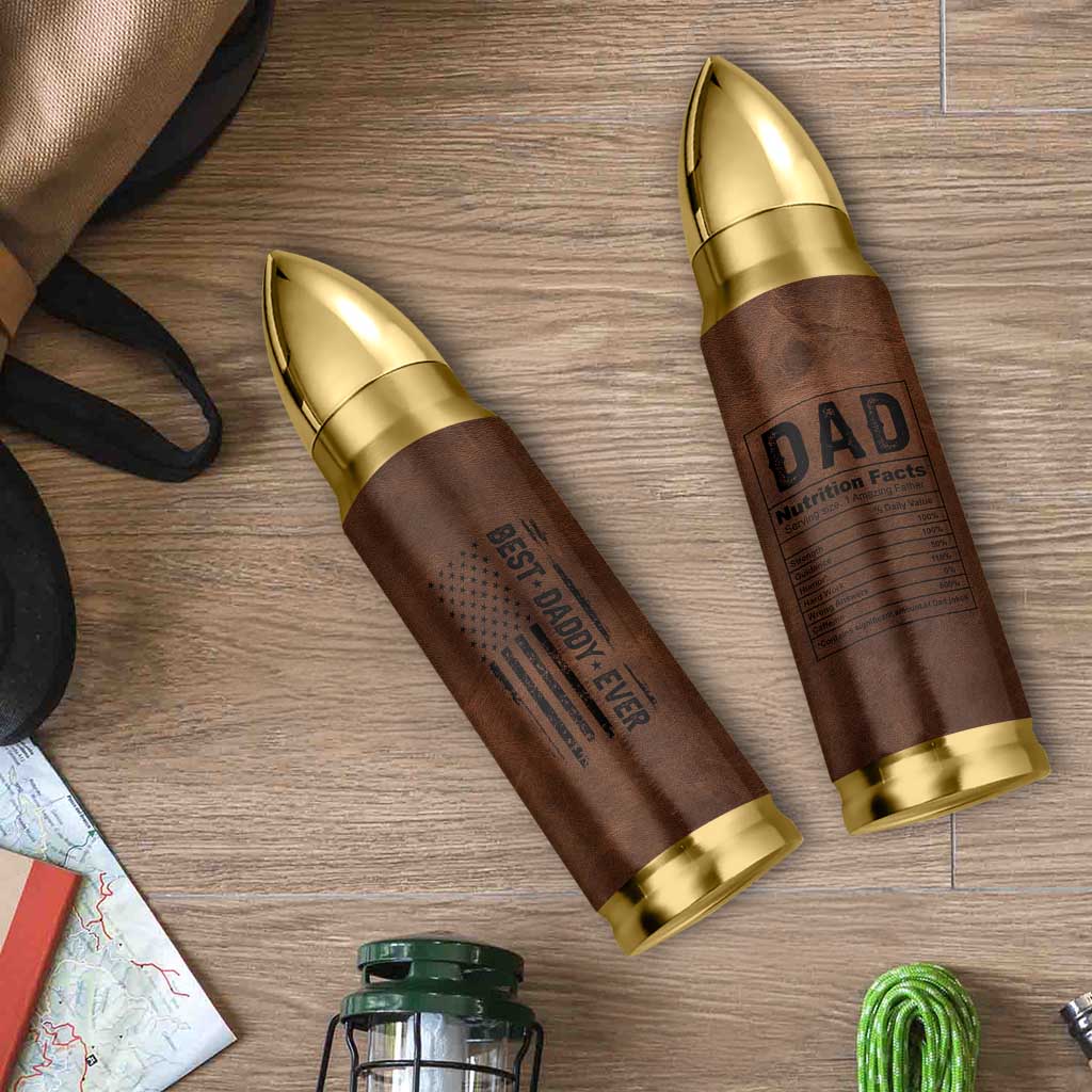 Funny Father's Day Gift For Daddy Bullet Tumbler Christmas Birthday Gifts For Dad From Daughter Son