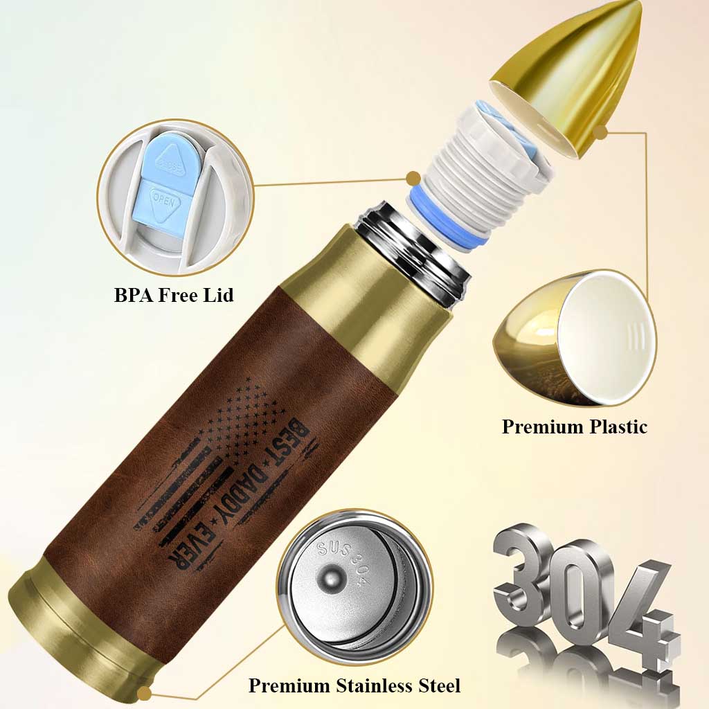 Funny Father's Day Gift For Daddy Bullet Tumbler Christmas Birthday Gifts For Dad From Daughter Son