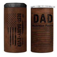 Funny Father's Day Gift For Daddy 4 in 1 Can Cooler Tumbler Christmas Birthday Gifts For Dad From Daughter Son